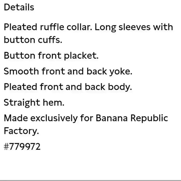 Banana Republic Chiffon Pleated Blouse - Picture 10 of 12